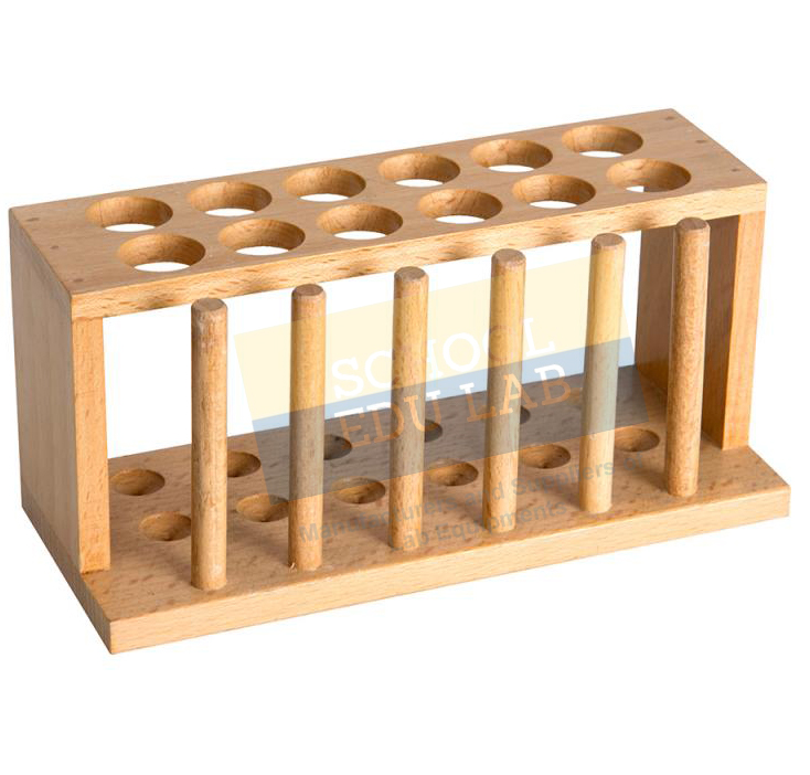 Test Tube Rack With Drying Pegs
