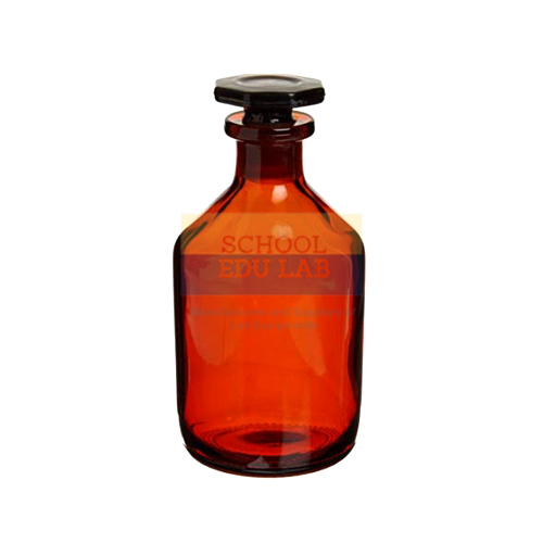 Reagent Bottle Narrow Mouth, Amber Glass