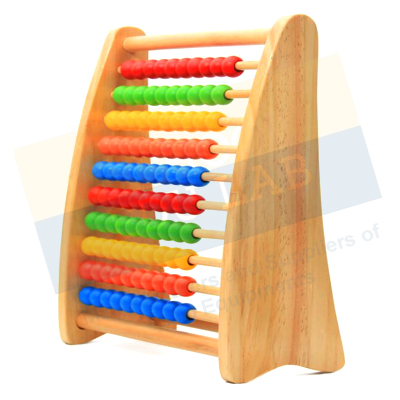 Counting Abacus Wooden With Beads
