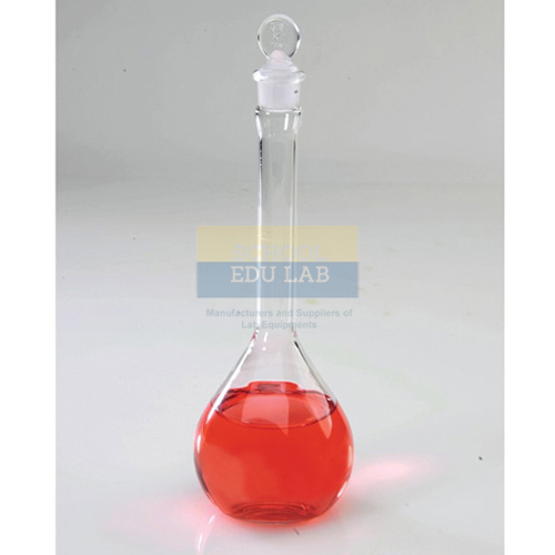 Volumetric Flask With Penny Head Stopper, Unserialized