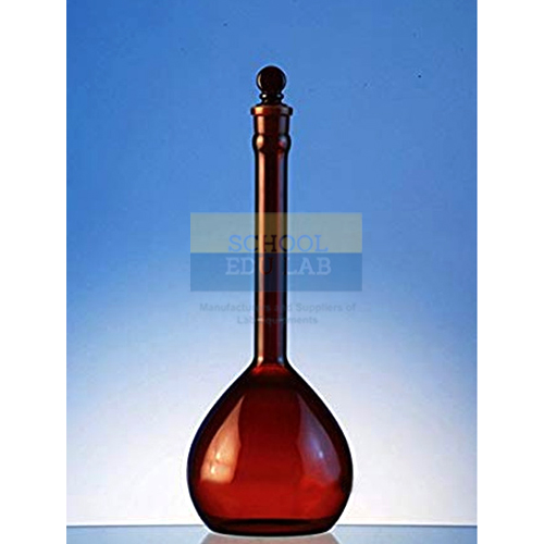 Amber Volumetric Flasks, Unserialized