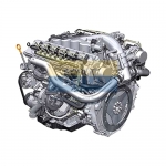 Motor Car Engine Petrol Automobile Engineering Model