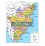 Tamil Nadu Political Map Chart