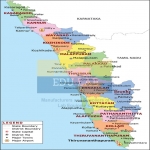 Kerala Political Map Chart