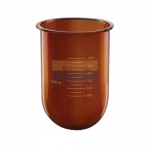 Flasks-E Amber, Without Side Cut for Dissolution Apparatus